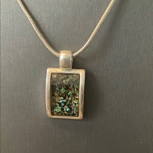 Elegant Silver and Black Jewelry Set